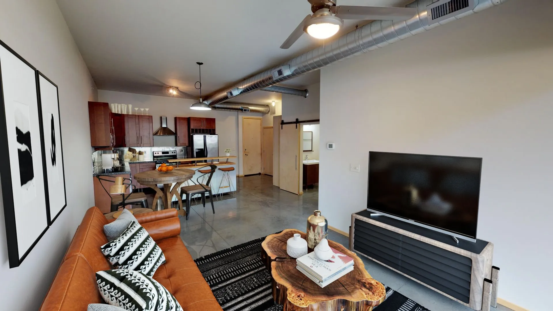 Open loft living space